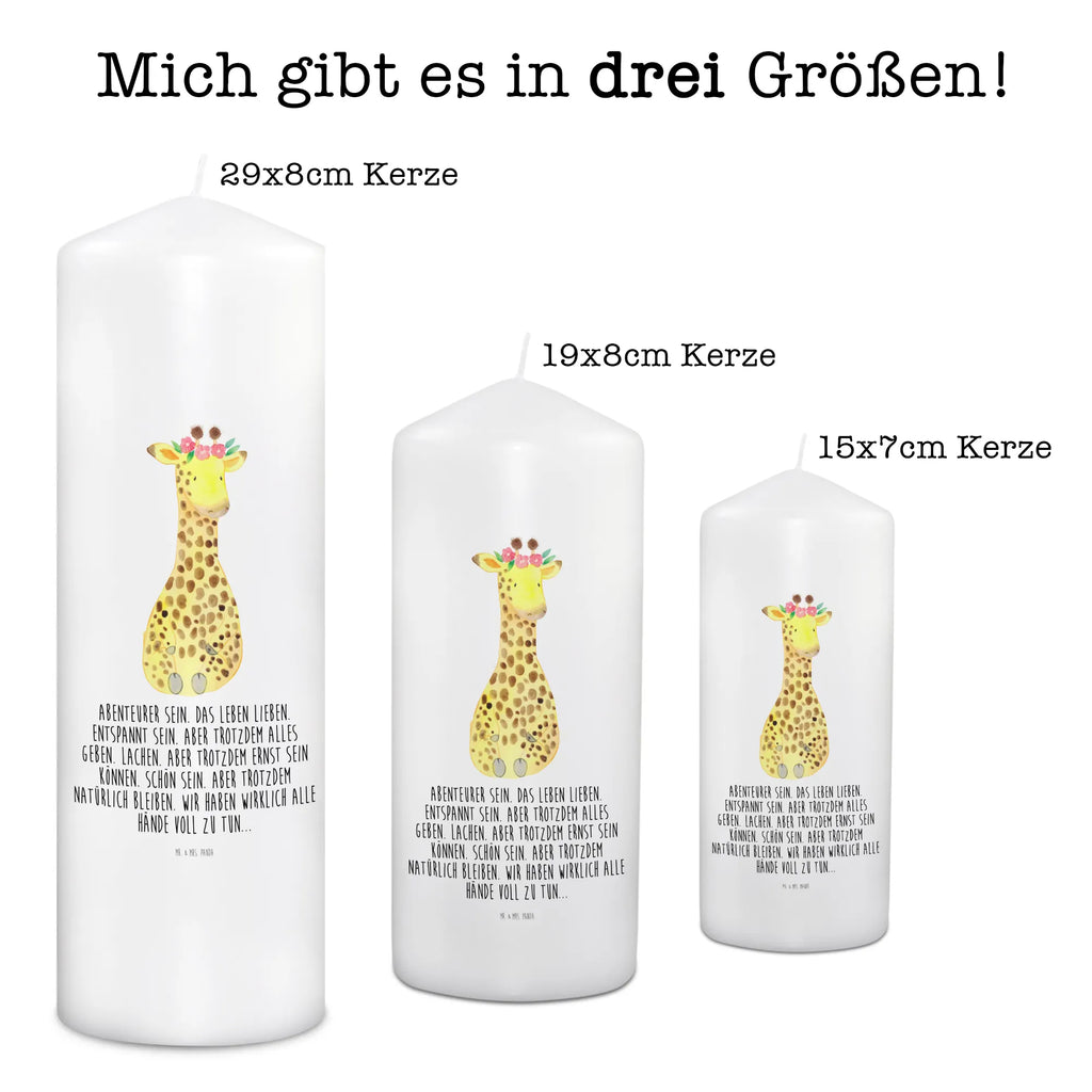 Kerze Giraffe Blumenkranz Kerze, Taufkerze, Kommunionskerze, Geburtstagskerze, Geschenk Kerze, Taufgeschenk Kerze, Kerze mit Druck, Besondere Kerze, Geschenkidee Kerze, Kerze für Kommunion, Geburtstag Kerze, Kommunion Kerze, Afrika, Wildtiere, Giraffe, Blumenkranz, Abenteurer, Selbstliebe, Freundin