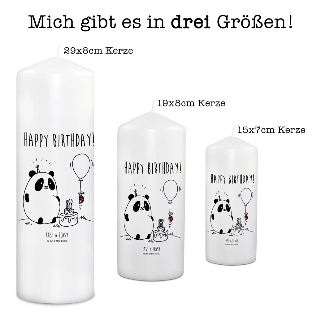 Kerze Easy & Peasy Happy Birthday Kerze, Taufkerze, Kommunionskerze, Geburtstagskerze, Geschenk Kerze, Taufgeschenk Kerze, Kerze mit Druck, Besondere Kerze, Geschenkidee Kerze, Kerze für Kommunion, Geburtstag Kerze, Kommunion Kerze