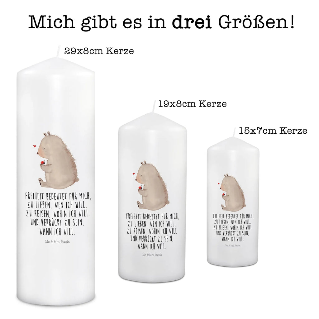 Kerze Bär mit Marienkäfer Kerze, Taufkerze, Kommunionskerze, Geburtstagskerze, Geschenk Kerze, Taufgeschenk Kerze, Kerze mit Druck, Besondere Kerze, Geschenkidee Kerze, Kerze für Kommunion, Geburtstag Kerze, Kommunion Kerze, Bär, Teddy, Teddybär, Marienkäfer, Liebe, Freiheit, Motivation, Das Leben ist schön