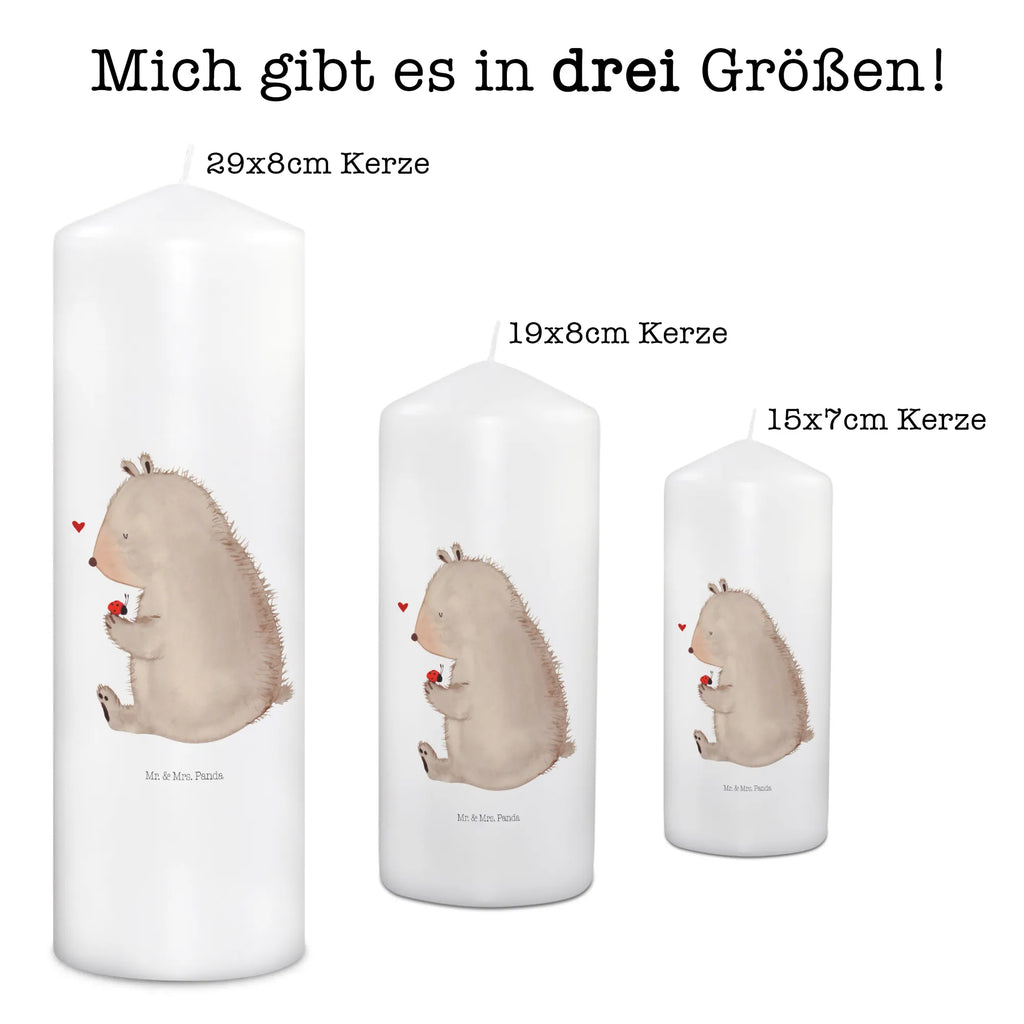 Kerze Bär mit Marienkäfer Kerze, Taufkerze, Kommunionskerze, Geburtstagskerze, Geschenk Kerze, Taufgeschenk Kerze, Kerze mit Druck, Besondere Kerze, Geschenkidee Kerze, Kerze für Kommunion, Geburtstag Kerze, Kommunion Kerze, Bär, Teddy, Teddybär, Marienkäfer, Liebe, Freiheit, Motivation, Das Leben ist schön