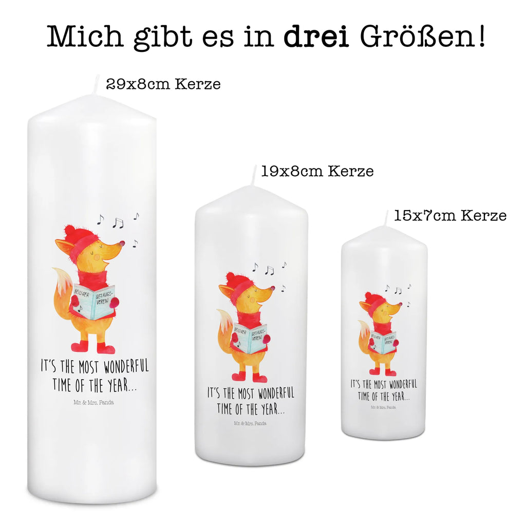 Kerze Fuchs Sänger Kerze, Taufkerze, Kommunionskerze, Geburtstagskerze, Geschenk Kerze, Taufgeschenk Kerze, Kerze mit Druck, Besondere Kerze, Geschenkidee Kerze, Kerze für Kommunion, Geburtstag Kerze, Kommunion Kerze, Winter, Weihnachten, Weihnachtsdeko, Nikolaus, Advent, Heiligabend, Wintermotiv, Fuchs, Füchse, Sänger, Geschenk Sänger, Singen, Weihnachtslieder