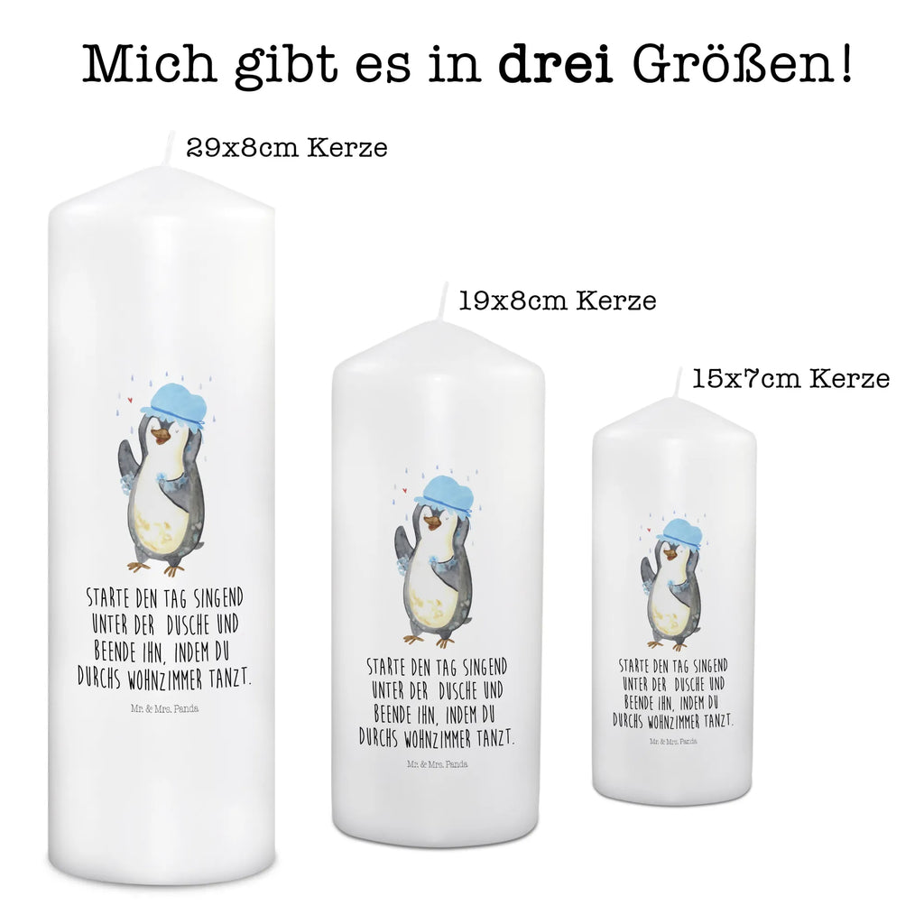 Kerze Pinguin duscht Kerze, Taufkerze, Kommunionskerze, Geburtstagskerze, Geschenk Kerze, Taufgeschenk Kerze, Kerze mit Druck, Besondere Kerze, Geschenkidee Kerze, Kerze für Kommunion, Geburtstag Kerze, Kommunion Kerze, Pinguin, Pinguine, Dusche, duschen, Lebensmotto, Motivation, Neustart, Neuanfang, glücklich sein