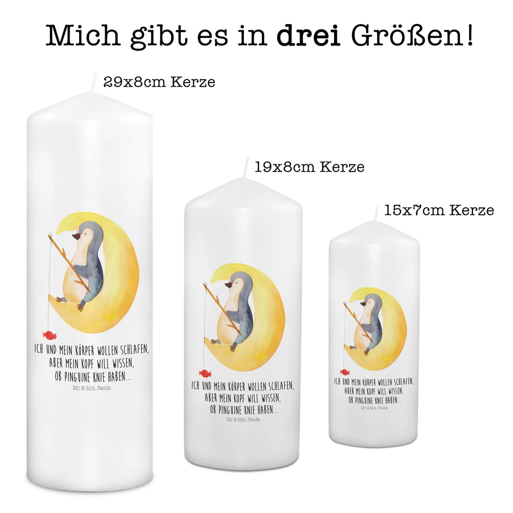 Kerze Pinguin Mond Kerze, Taufkerze, Kommunionskerze, Geburtstagskerze, Geschenk Kerze, Taufgeschenk Kerze, Kerze mit Druck, Besondere Kerze, Geschenkidee Kerze, Kerze für Kommunion, Geburtstag Kerze, Kommunion Kerze, Pinguin, Pinguine, Spruch, schlafen, Nachtruhe, Einschlafen, Schlafzimmer, Schlafstörungen, Gästezimmer