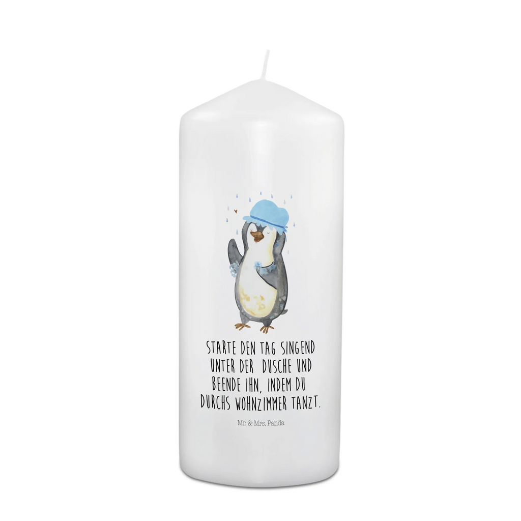 Kerze Pinguin duscht Kerze, Taufkerze, Kommunionskerze, Geburtstagskerze, Geschenk Kerze, Taufgeschenk Kerze, Kerze mit Druck, Besondere Kerze, Geschenkidee Kerze, Kerze für Kommunion, Geburtstag Kerze, Kommunion Kerze, Pinguin, Pinguine, Dusche, duschen, Lebensmotto, Motivation, Neustart, Neuanfang, glücklich sein