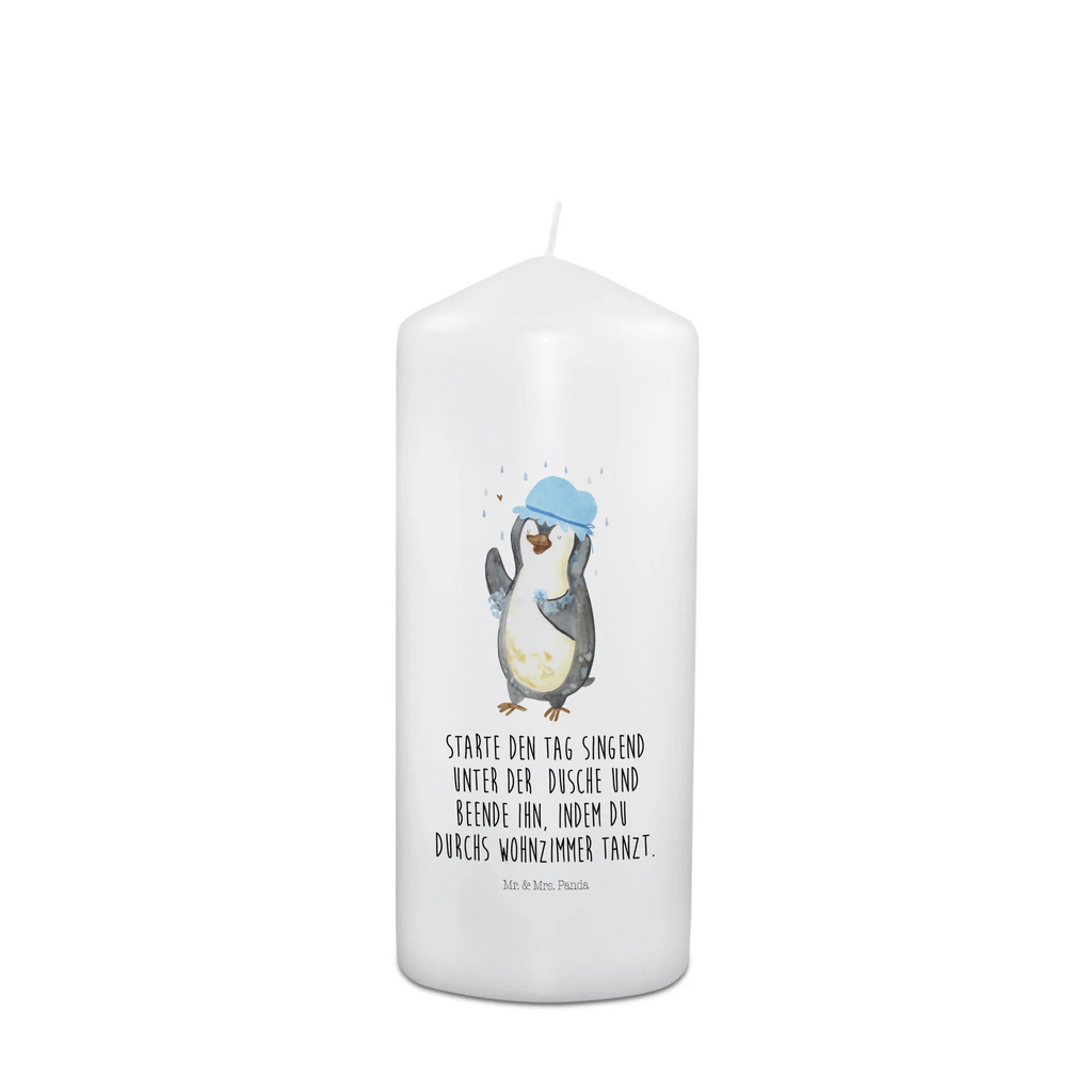 Kerze Pinguin duscht Kerze, Taufkerze, Kommunionskerze, Geburtstagskerze, Geschenk Kerze, Taufgeschenk Kerze, Kerze mit Druck, Besondere Kerze, Geschenkidee Kerze, Kerze für Kommunion, Geburtstag Kerze, Kommunion Kerze, Pinguin, Pinguine, Dusche, duschen, Lebensmotto, Motivation, Neustart, Neuanfang, glücklich sein