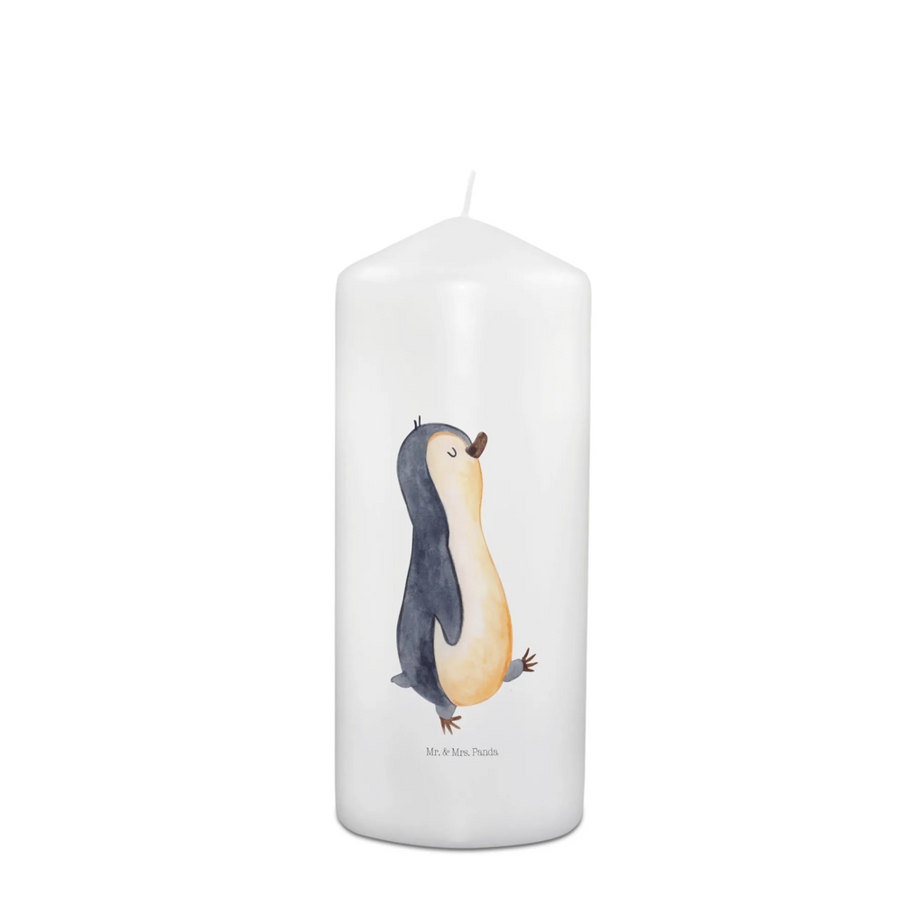 Kerze Pinguin marschierend Kerze, Taufkerze, Kommunionskerze, Geburtstagskerze, Geschenk Kerze, Taufgeschenk Kerze, Kerze mit Druck, Besondere Kerze, Geschenkidee Kerze, Kerze für Kommunion, Geburtstag Kerze, Kommunion Kerze, Pinguin, Pinguine, Frühaufsteher, Langschläfer, Bruder, Schwester, Familie