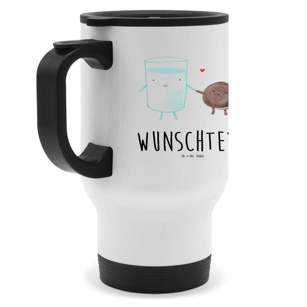 Personalisierter Thermobecher Milch & Keks Personalisierter Thermobecher, Personalisierter To Go Becher, Personalisierte Thermotasse, Personalisierter Kaffeebecher, Personalisierter Isolierbecher, Thermobecher personalisieren, Thermobecher mit Namen, Thermobecher selbst gestalten, Wunschname, Spülmaschinenfest, Bedrucken, Isolierbecher mit Namen, Isolierbecher selbst gestalten, Thermotasse personalisieren, Thermotasse mit Namen, Tiermotive, Gute Laune, lustige Sprüche, Tiere, Milk, Cookie, Milch, Keks, Kekse, Kaffee, Einladung Frühstück, Motiv süß, romantisch, perfektes Paar