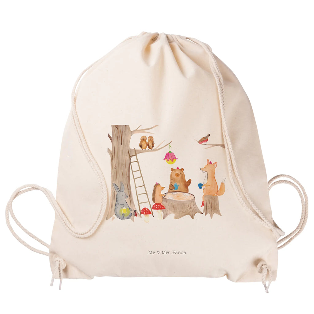 Sportbeutel Waldtiere Picknick Sportbeutel, Turnbeutel, Beutel, Sporttasche, Tasche, Stoffbeutel, Sportbeutel Kinder, Gymsack, Beutel Rucksack, Kleine Sporttasche, Sportzubehör, Turnbeutel Baumwolle, Tiermotive, Gute Laune, lustige Sprüche, Tiere, Waldtiere, Picknick, Wald, Fuchs, Hase, Igel, Maus, Eichhörnchen