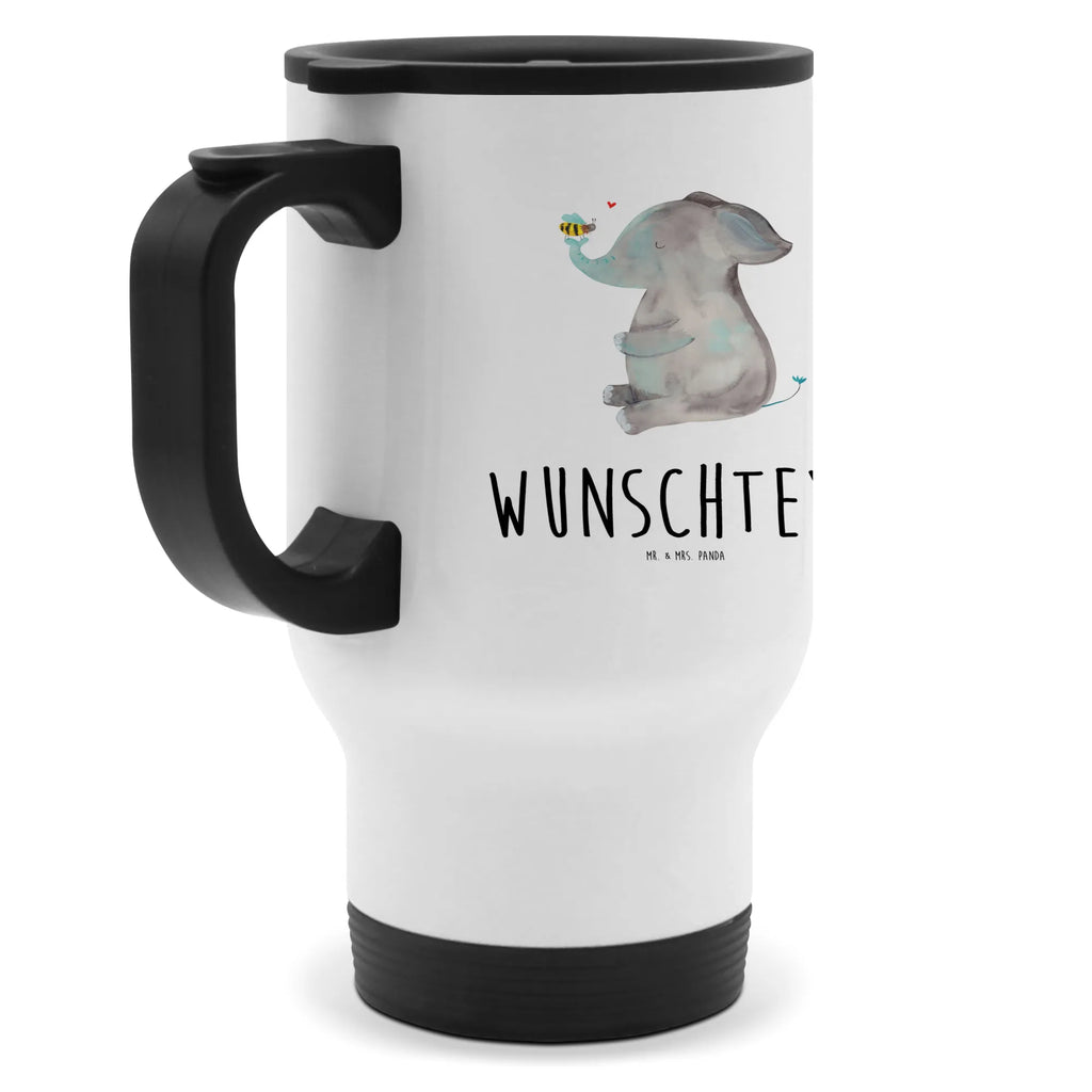 Personalisierter Thermobecher Elefant & Biene Personalisierter Thermobecher, Personalisierter To Go Becher, Personalisierte Thermotasse, Personalisierter Kaffeebecher, Personalisierter Isolierbecher, Thermobecher personalisieren, Thermobecher mit Namen, Thermobecher selbst gestalten, Wunschname, Spülmaschinenfest, Bedrucken, Isolierbecher mit Namen, Isolierbecher selbst gestalten, Thermotasse personalisieren, Thermotasse mit Namen, Tiermotive, Gute Laune, lustige Sprüche, Tiere, Elefant, Biene, Liebe, Liebesbeweis, Jahrestag, Liebesgeschenk, Heiratsantrag, Hochzeitsgeschenk, Liebesspruch