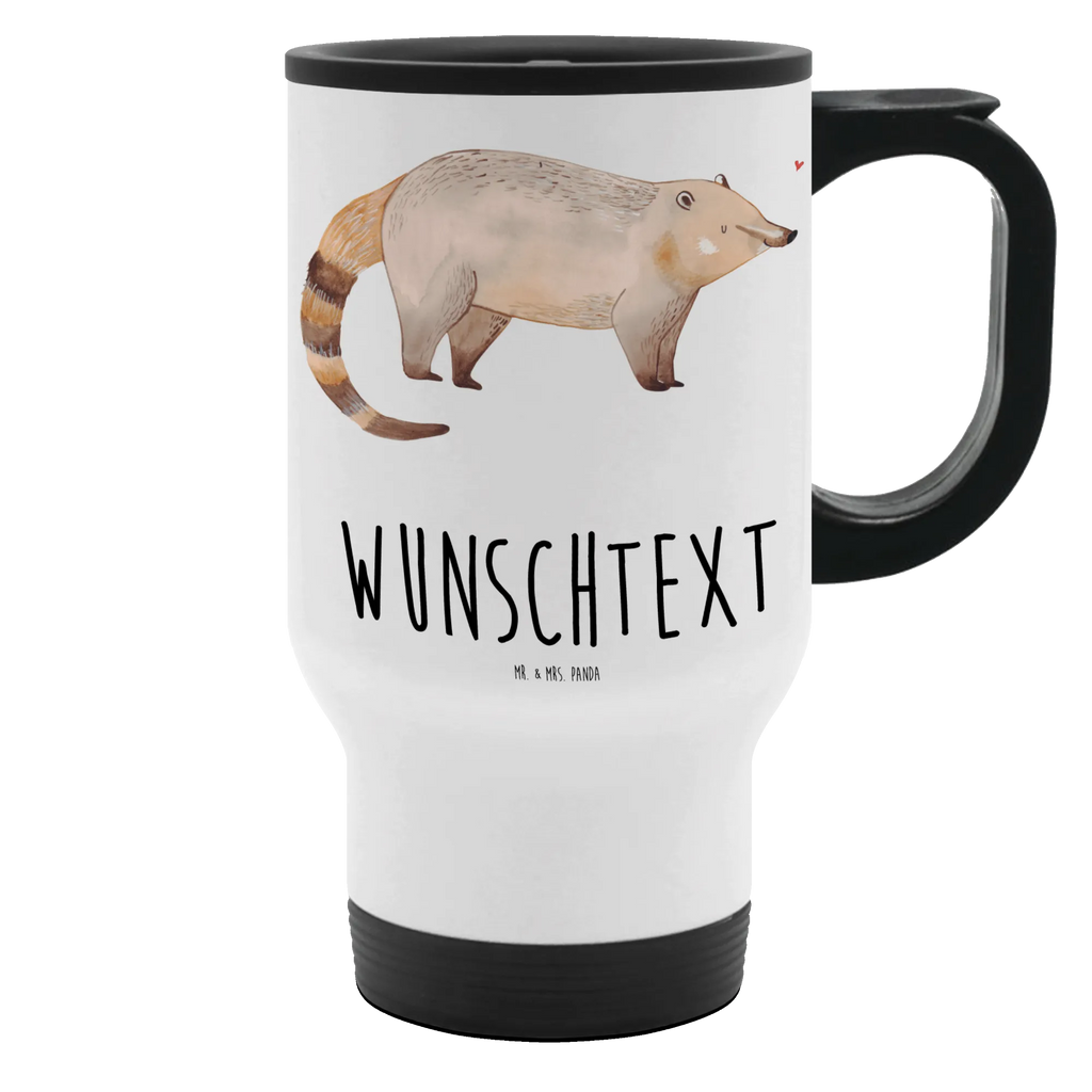 Personalisierter Thermobecher Nasenbär Personalisierter Thermobecher, Personalisierter To Go Becher, Personalisierte Thermotasse, Personalisierter Kaffeebecher, Personalisierter Isolierbecher, Thermobecher personalisieren, Thermobecher mit Namen, Thermobecher selbst gestalten, Wunschname, Spülmaschinenfest, Bedrucken, Isolierbecher mit Namen, Isolierbecher selbst gestalten, Thermotasse personalisieren, Thermotasse mit Namen, Tiermotive, Gute Laune, lustige Sprüche, Tiere, Nasenbär, Nasenbären, Rüsselbär, Bär