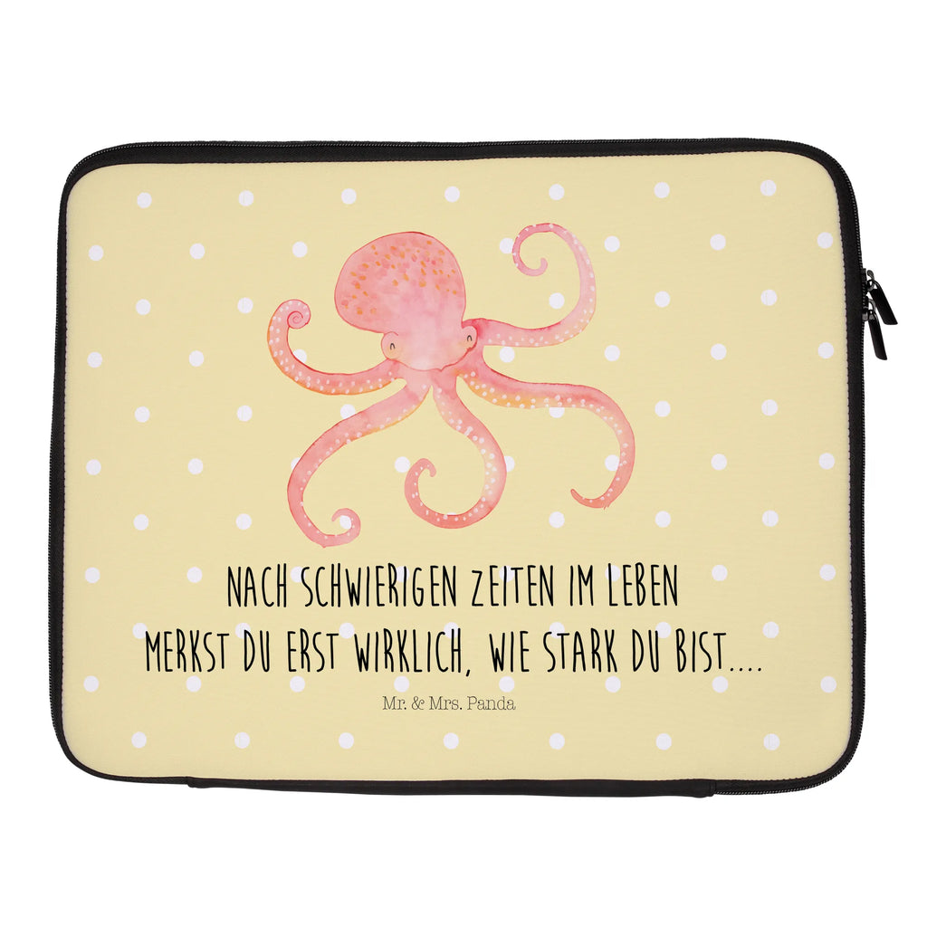 Notebook Tasche Tintenfisch Notebook Tasche, Laptop, Computertasche, Tasche, Notebook-Tasche, Notebook-Reisehülle, Notebook Schutz, Tiermotive, Gute Laune, lustige Sprüche, Tiere, Meer, Meerestier, Krake, Tintenfisch, Arme, Wasser, Ozean