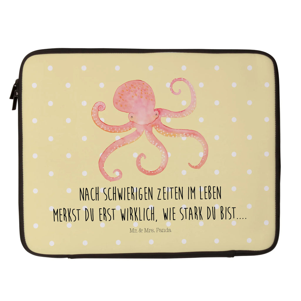 Notebook Tasche Tintenfisch Notebook Tasche, Laptop, Computertasche, Tasche, Notebook-Tasche, Notebook-Reisehülle, Notebook Schutz, Tiermotive, Gute Laune, lustige Sprüche, Tiere, Meer, Meerestier, Krake, Tintenfisch, Arme, Wasser, Ozean