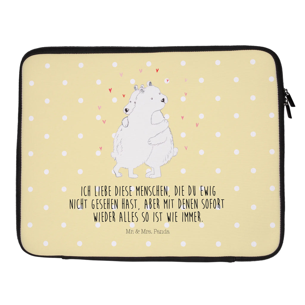 Notebook Tasche Eisbär Umarmen Notebook Tasche, Laptop, Computertasche, Tasche, Notebook-Tasche, Notebook-Reisehülle, Notebook Schutz, Tiermotive, Gute Laune, lustige Sprüche, Tiere