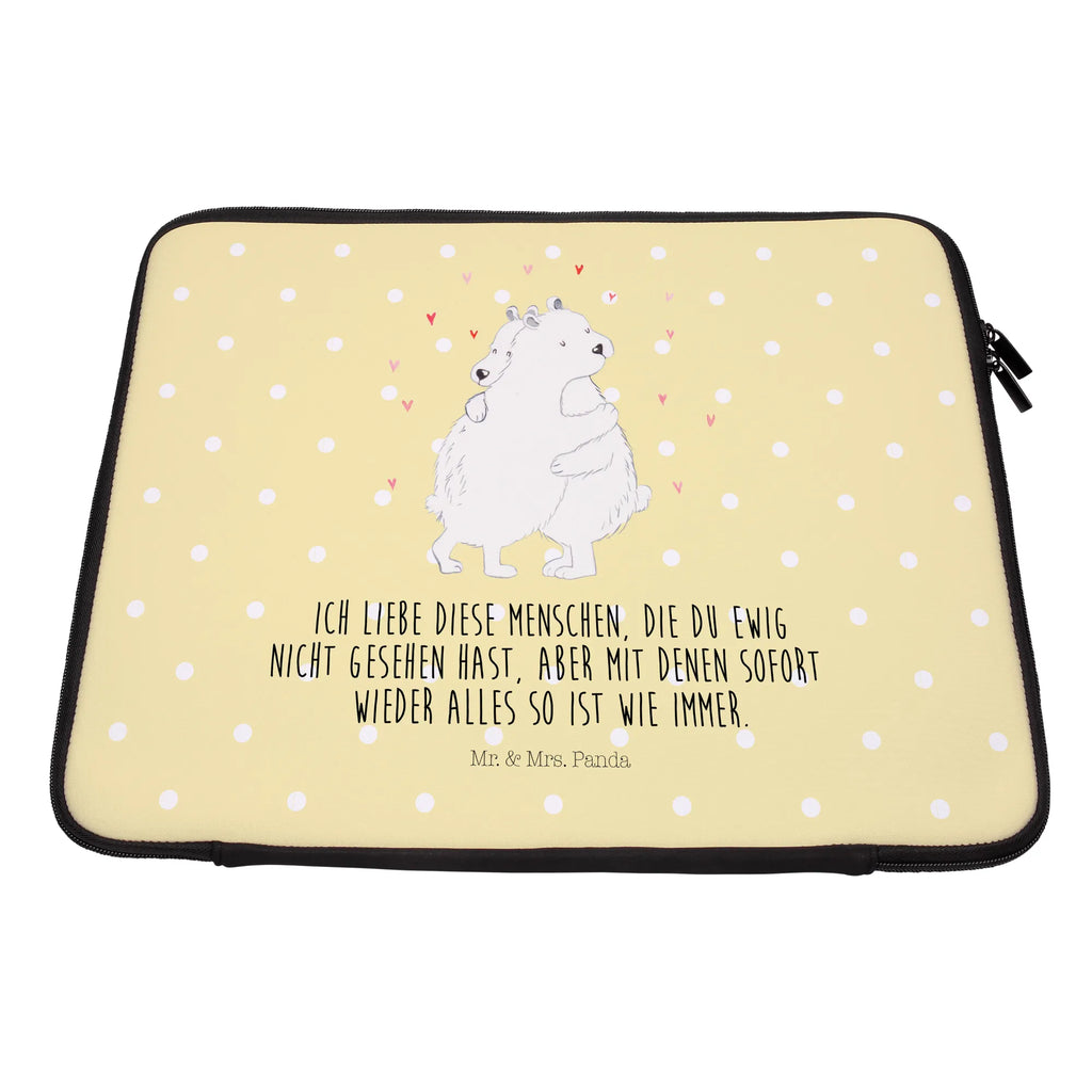 Notebook Tasche Eisbär Umarmen Notebook Tasche, Laptop, Computertasche, Tasche, Notebook-Tasche, Notebook-Reisehülle, Notebook Schutz, Tiermotive, Gute Laune, lustige Sprüche, Tiere