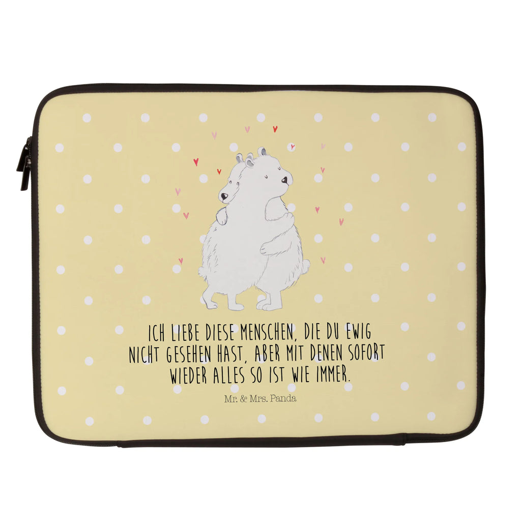 Notebook Tasche Eisbär Umarmen Notebook Tasche, Laptop, Computertasche, Tasche, Notebook-Tasche, Notebook-Reisehülle, Notebook Schutz, Tiermotive, Gute Laune, lustige Sprüche, Tiere