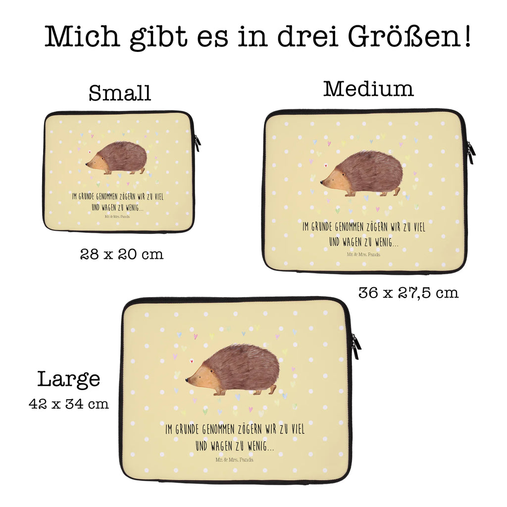 Notebook Tasche Igel Herzen Notebook Tasche, Laptop, Computertasche, Tasche, Notebook-Tasche, Notebook-Reisehülle, Notebook Schutz, Tiermotive, Gute Laune, lustige Sprüche, Tiere, Liebe, Herz, Herzen, Igel, Vertrauen, Kuss, Leben