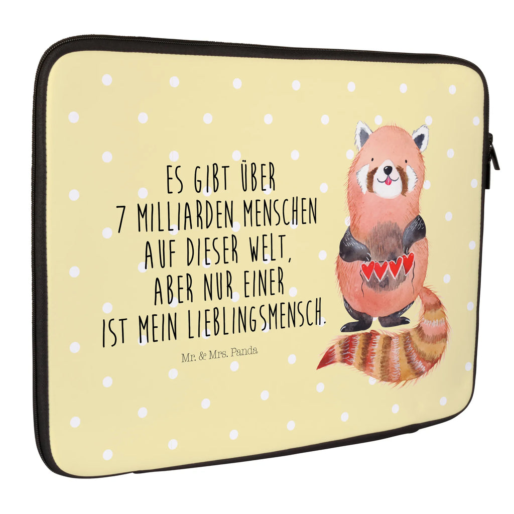 Notebook Tasche Roter Panda Notebook Tasche, Laptop, Computertasche, Tasche, Notebook-Tasche, Notebook-Reisehülle, Notebook Schutz, Tiermotive, Gute Laune, lustige Sprüche, Tiere, Panda, Liebe, Rot, Herz, Liebling, Lieblingsmensch