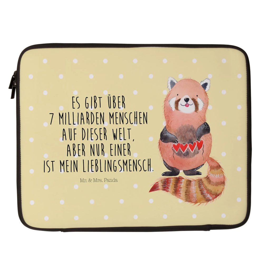 Notebook Tasche Roter Panda Notebook Tasche, Laptop, Computertasche, Tasche, Notebook-Tasche, Notebook-Reisehülle, Notebook Schutz, Tiermotive, Gute Laune, lustige Sprüche, Tiere, Panda, Liebe, Rot, Herz, Liebling, Lieblingsmensch