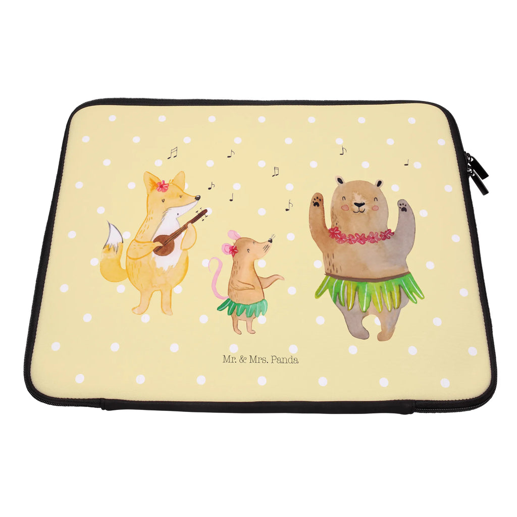 Notebook Tasche Waldtiere Aloha Notebook Tasche, Laptop, Computertasche, Tasche, Notebook-Tasche, Notebook-Reisehülle, Notebook Schutz, Tiermotive, Gute Laune, lustige Sprüche, Tiere, Wald, Waldtiere, Musik, Aloha, Bär, Hase, Igel, Tanzen, Leben, Lachen