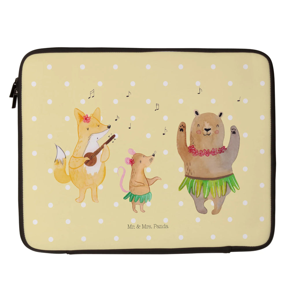 Notebook Tasche Waldtiere Aloha Notebook Tasche, Laptop, Computertasche, Tasche, Notebook-Tasche, Notebook-Reisehülle, Notebook Schutz, Tiermotive, Gute Laune, lustige Sprüche, Tiere, Wald, Waldtiere, Musik, Aloha, Bär, Hase, Igel, Tanzen, Leben, Lachen