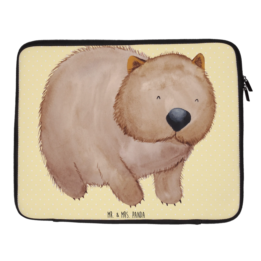 Notebook Tasche Wombat Notebook Tasche, Laptop, Computertasche, Tasche, Notebook-Tasche, Notebook-Reisehülle, Notebook Schutz, Tiermotive, Gute Laune, lustige Sprüche, Tiere, Wombat, Das Leben ist schön, Motivation, Spruch, Australien