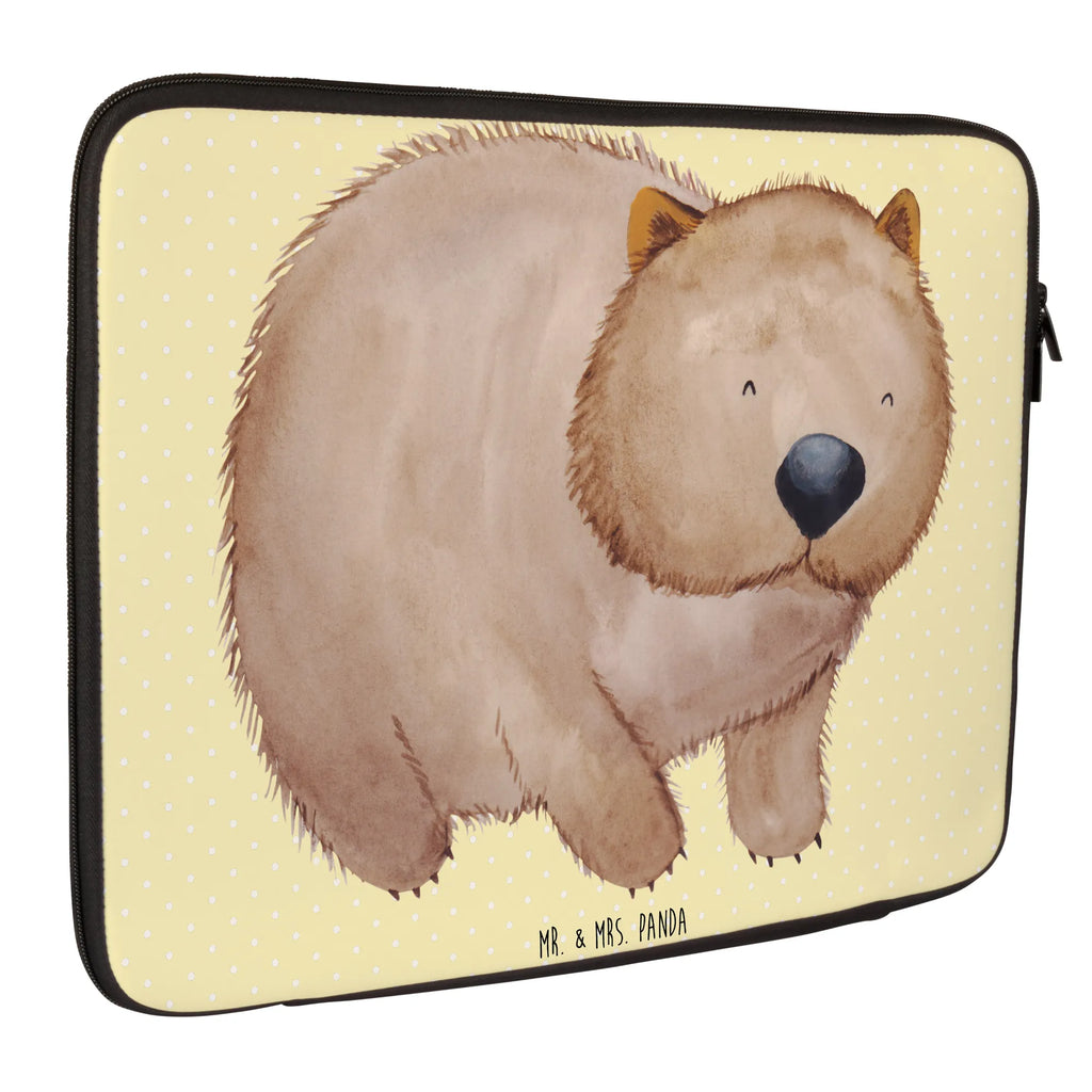 Notebook Tasche Wombat Notebook Tasche, Laptop, Computertasche, Tasche, Notebook-Tasche, Notebook-Reisehülle, Notebook Schutz, Tiermotive, Gute Laune, lustige Sprüche, Tiere, Wombat, Das Leben ist schön, Motivation, Spruch, Australien