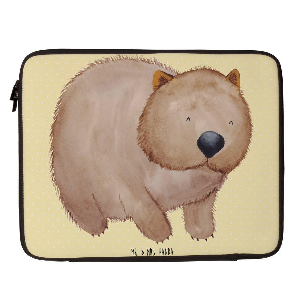 Notebook Tasche Wombat Notebook Tasche, Laptop, Computertasche, Tasche, Notebook-Tasche, Notebook-Reisehülle, Notebook Schutz, Tiermotive, Gute Laune, lustige Sprüche, Tiere, Wombat, Das Leben ist schön, Motivation, Spruch, Australien