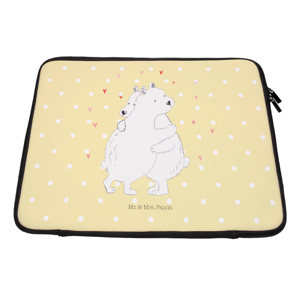 Notebook Tasche Eisbär Umarmen Notebook Tasche, Laptop, Computertasche, Tasche, Notebook-Tasche, Notebook-Reisehülle, Notebook Schutz, Tiermotive, Gute Laune, lustige Sprüche, Tiere