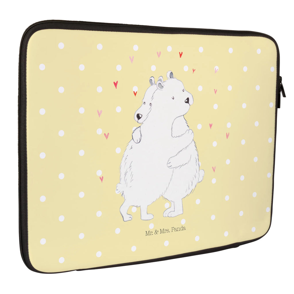 Notebook Tasche Eisbär Umarmen Notebook Tasche, Laptop, Computertasche, Tasche, Notebook-Tasche, Notebook-Reisehülle, Notebook Schutz, Tiermotive, Gute Laune, lustige Sprüche, Tiere