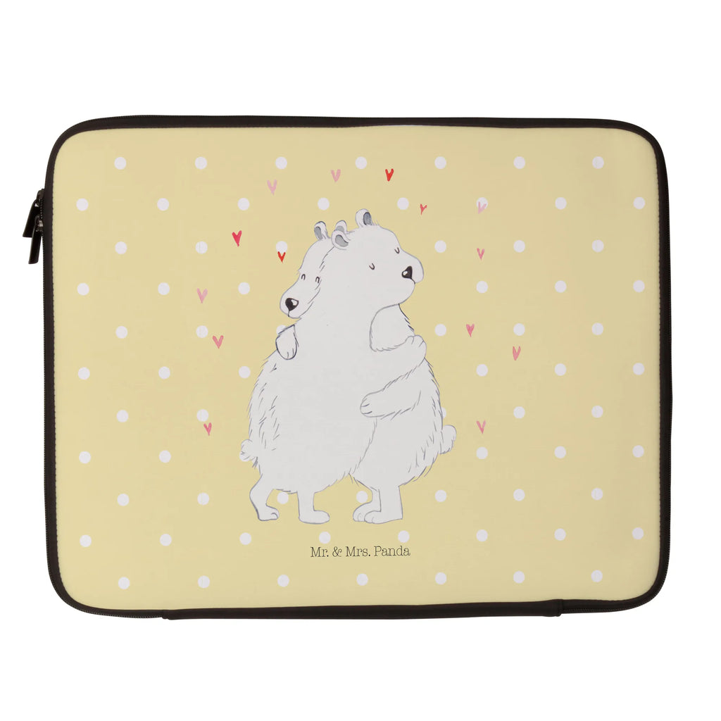 Notebook Tasche Eisbär Umarmen Notebook Tasche, Laptop, Computertasche, Tasche, Notebook-Tasche, Notebook-Reisehülle, Notebook Schutz, Tiermotive, Gute Laune, lustige Sprüche, Tiere