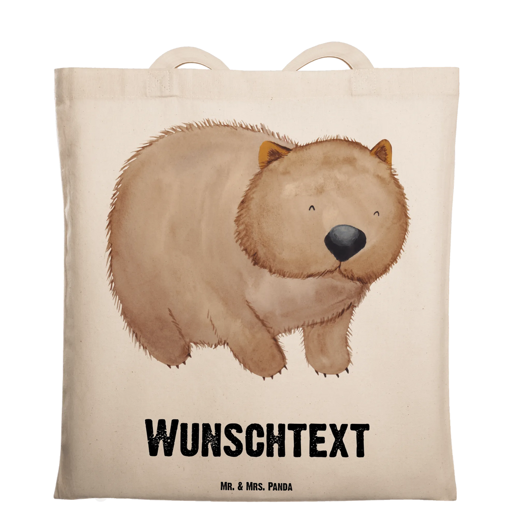 Personalisierte Tragetasche Wombat Personalisierte Beuteltasche, Personalisierter Beutel, Personalisierte Einkaufstasche, Personalisierter Jutebeutel, Personalisierter Stoffbeutel, Tragetasche mit Namen, Einkaufstasche mit Namen, Stoffbeutel mit Namen, Personalisierte Tasche, Personalisierte Jutetasche, Personalisierte Kindergartentasche, Tiermotive, Gute Laune, lustige Sprüche, Tiere, Wombat, Das Leben ist schön, Motivation, Spruch, Australien