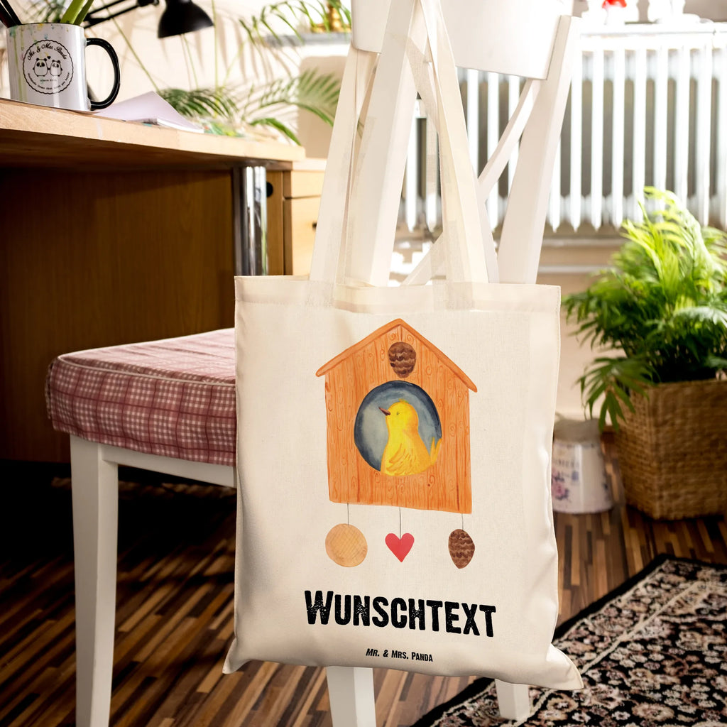 Personalisierte Tragetasche Vogelhaus sweet Home Personalisierte Beuteltasche, Personalisierter Beutel, Personalisierte Einkaufstasche, Personalisierter Jutebeutel, Personalisierter Stoffbeutel, Tragetasche mit Namen, Einkaufstasche mit Namen, Stoffbeutel mit Namen, Personalisierte Tasche, Personalisierte Jutetasche, Personalisierte Kindergartentasche, Tiermotive, Gute Laune, lustige Sprüche, Tiere, Vogelhaus, Vogel, Home sweet Home, Einzug, Umzug, Geschenk, Einzugsgeschenk, Hausbau, Haus