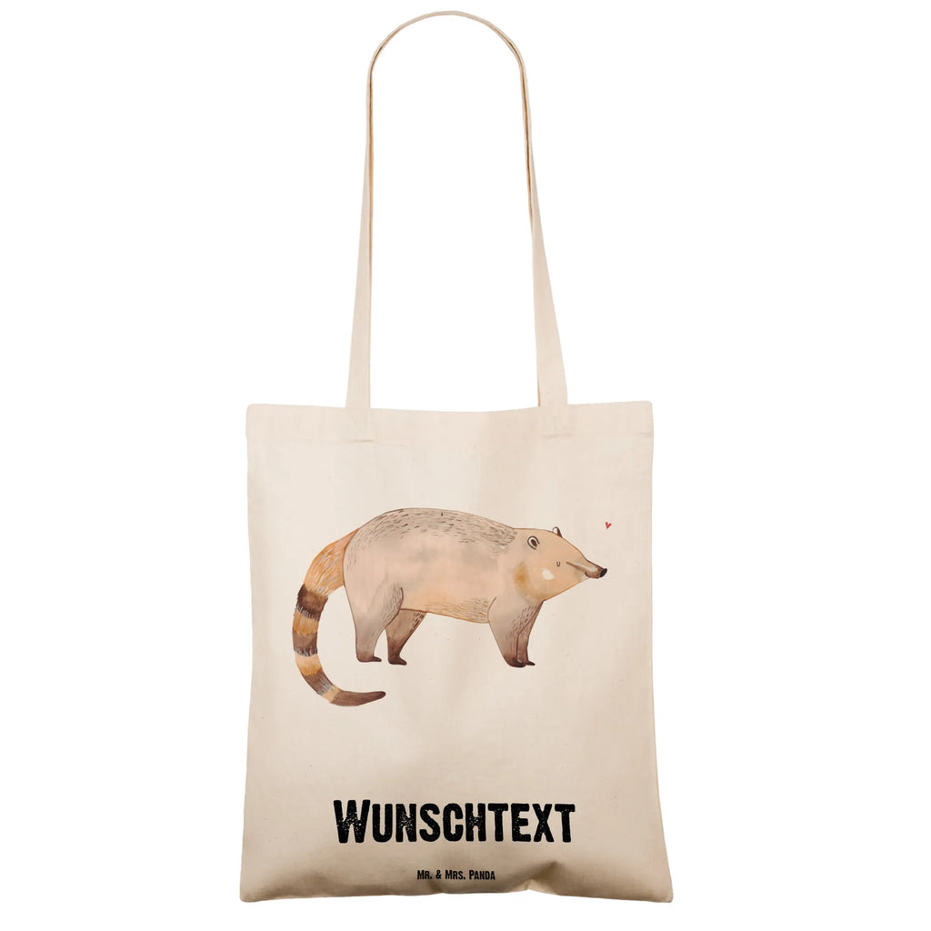 Personalisierte Tragetasche Nasenbär Personalisierte Beuteltasche, Personalisierter Beutel, Personalisierte Einkaufstasche, Personalisierter Jutebeutel, Personalisierter Stoffbeutel, Tragetasche mit Namen, Einkaufstasche mit Namen, Stoffbeutel mit Namen, Personalisierte Tasche, Personalisierte Jutetasche, Personalisierte Kindergartentasche, Tiermotive, Gute Laune, lustige Sprüche, Tiere, Nasenbär, Nasenbären, Rüsselbär, Bär