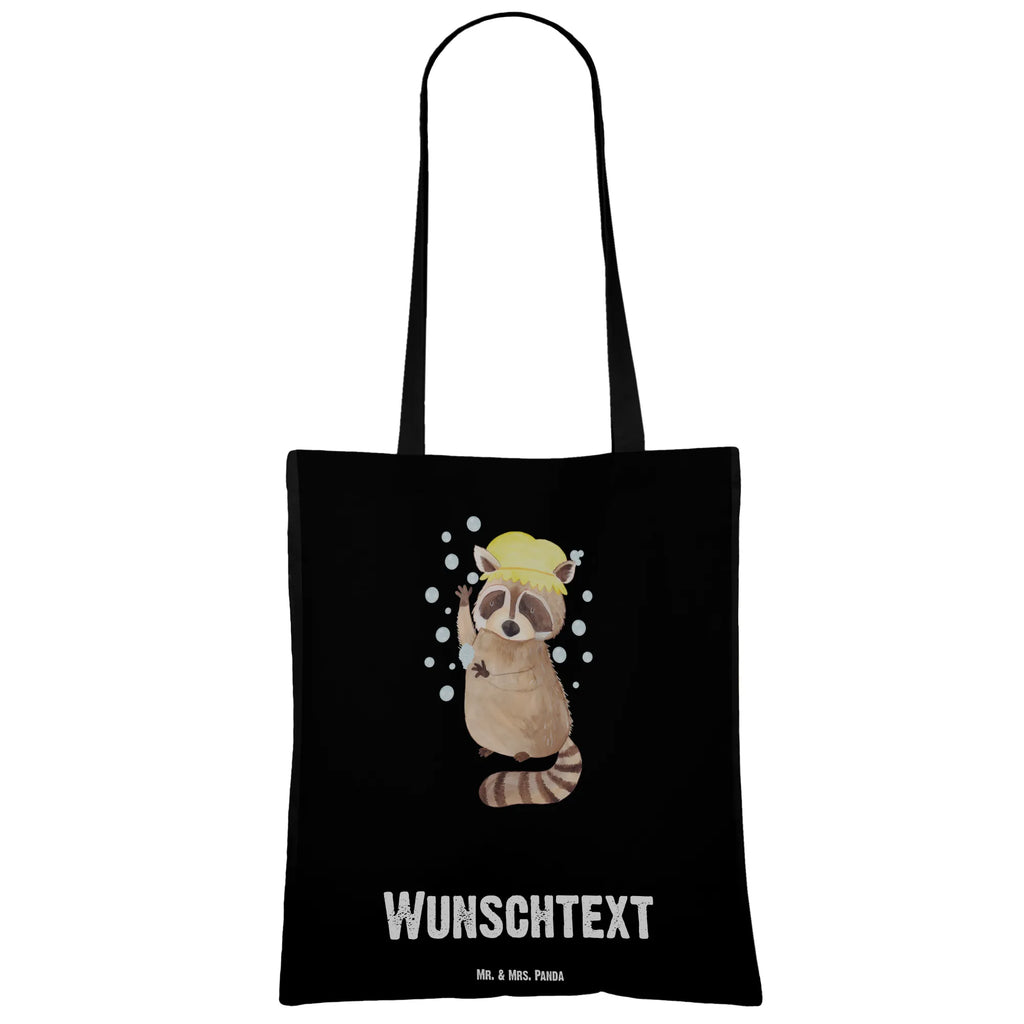 Personalisierte Tragetasche Waschbär Personalisierte Beuteltasche, Personalisierter Beutel, Personalisierte Einkaufstasche, Personalisierter Jutebeutel, Personalisierter Stoffbeutel, Tragetasche mit Namen, Einkaufstasche mit Namen, Stoffbeutel mit Namen, Personalisierte Tasche, Personalisierte Jutetasche, Personalisierte Kindergartentasche, Tiermotive, Gute Laune, lustige Sprüche, Tiere, Waschbär, Tagträumen, Plan, Fröhlich, waschen, Seifenblasen