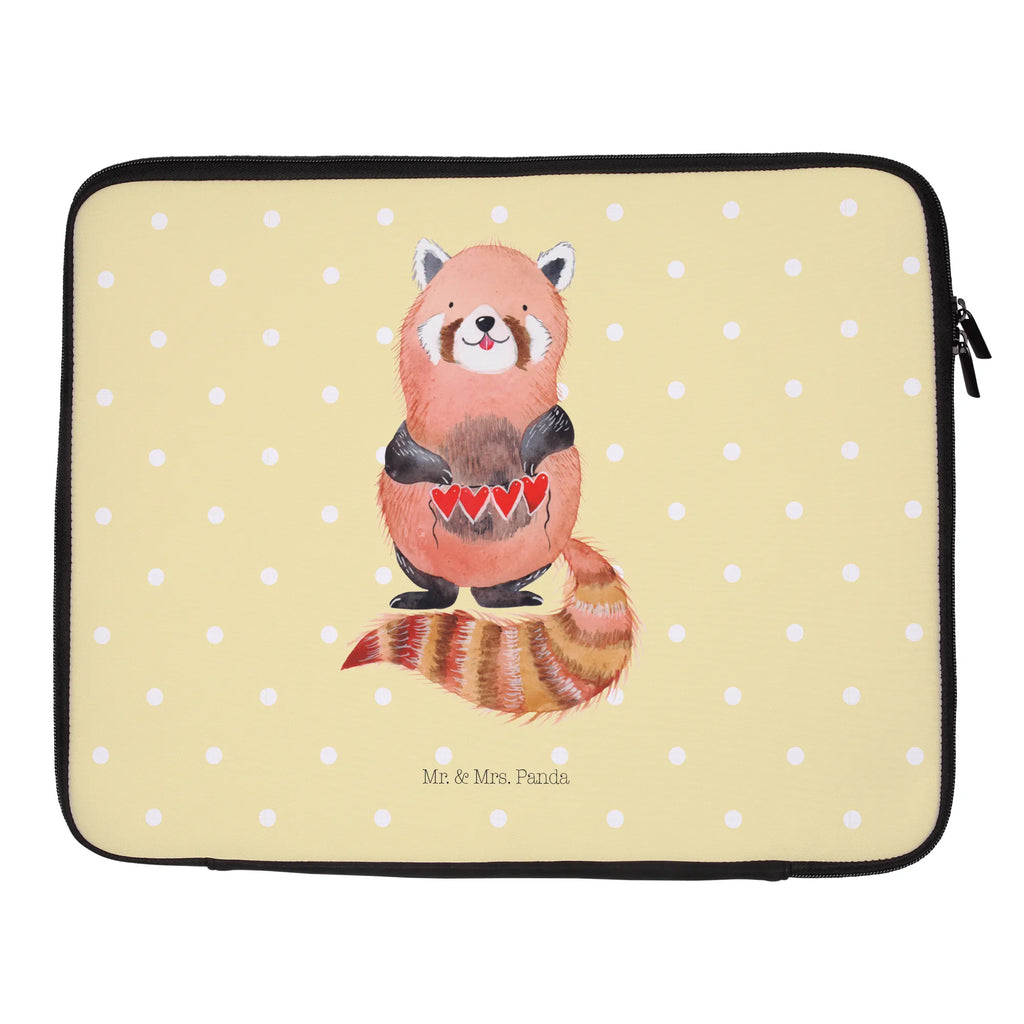 Notebook Tasche Roter Panda Notebook Tasche, Laptop, Computertasche, Tasche, Notebook-Tasche, Notebook-Reisehülle, Notebook Schutz, Tiermotive, Gute Laune, lustige Sprüche, Tiere, Panda, Liebe, Rot, Herz, Liebling, Lieblingsmensch