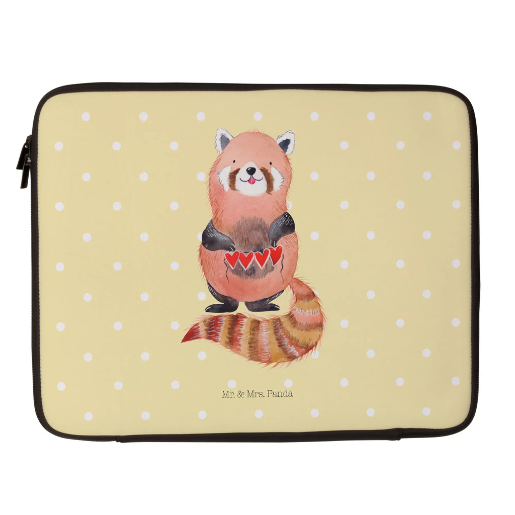 Notebook Tasche Roter Panda Notebook Tasche, Laptop, Computertasche, Tasche, Notebook-Tasche, Notebook-Reisehülle, Notebook Schutz, Tiermotive, Gute Laune, lustige Sprüche, Tiere, Panda, Liebe, Rot, Herz, Liebling, Lieblingsmensch