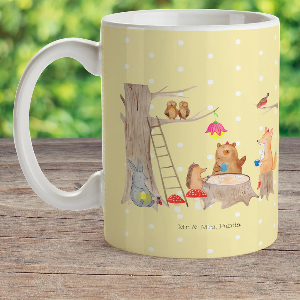 Kindertasse Waldtiere Picknick Kindertasse, Kinder Tasse, Kunststoff Tasse, Kindergarten Tasse, Trinkbecher, Camping Becher, Kaffeetasse, Kunststoffbecher, Kindergartenbecher, Outdoorgeschirr, Kunststoffgeschirr, Reisebecher, Reisetasse, Kinderbecher, Bruchfeste Tasse, Bruchsichere Tasse, Plastik Tasse, Plastiktasse, Tiermotive, Gute Laune, lustige Sprüche, Tiere, Waldtiere, Picknick, Wald, Fuchs, Hase, Igel, Maus, Eichhörnchen