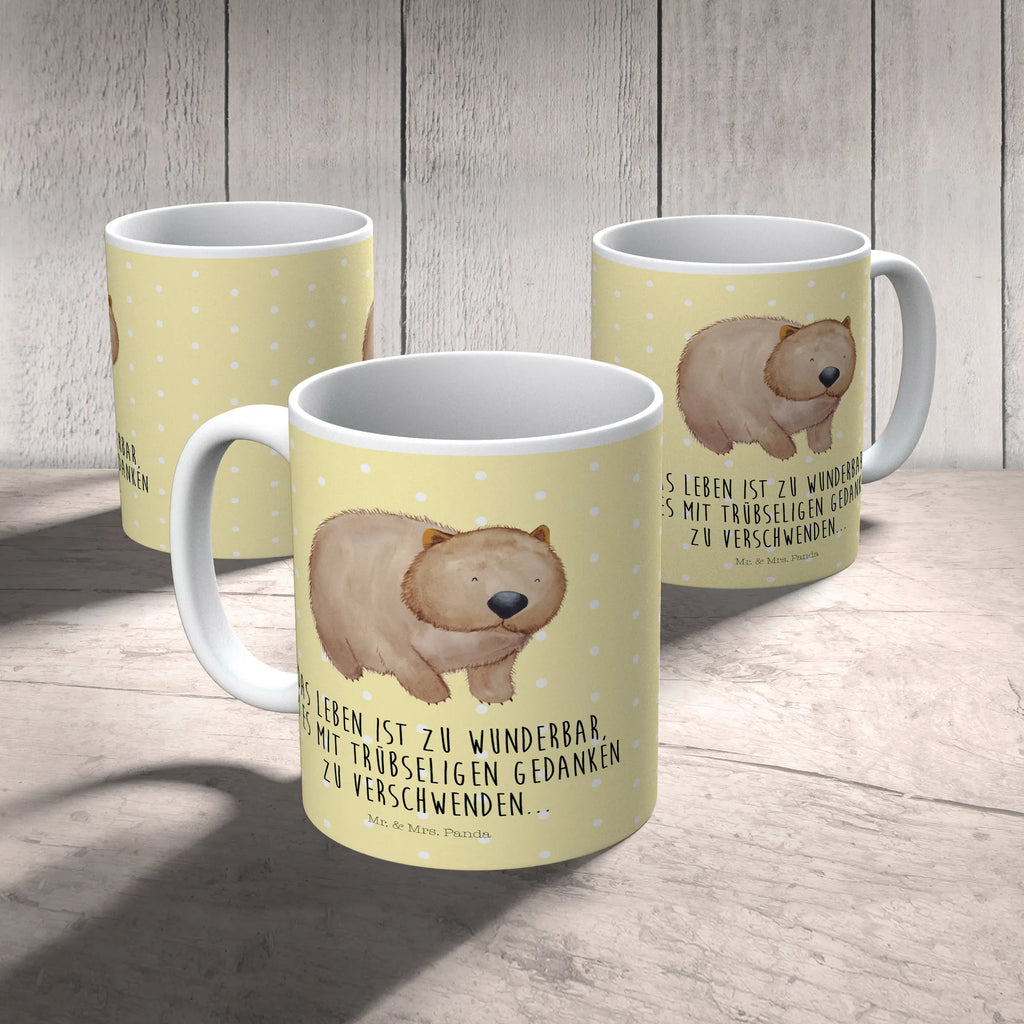 Kindertasse Wombat Kindertasse, Kinder Tasse, Kunststoff Tasse, Kindergarten Tasse, Trinkbecher, Camping Becher, Kaffeetasse, Kunststoffbecher, Kindergartenbecher, Outdoorgeschirr, Kunststoffgeschirr, Reisebecher, Reisetasse, Kinderbecher, Bruchfeste Tasse, Bruchsichere Tasse, Plastik Tasse, Plastiktasse, Tiermotive, Gute Laune, lustige Sprüche, Tiere, Wombat, Das Leben ist schön, Motivation, Spruch, Australien