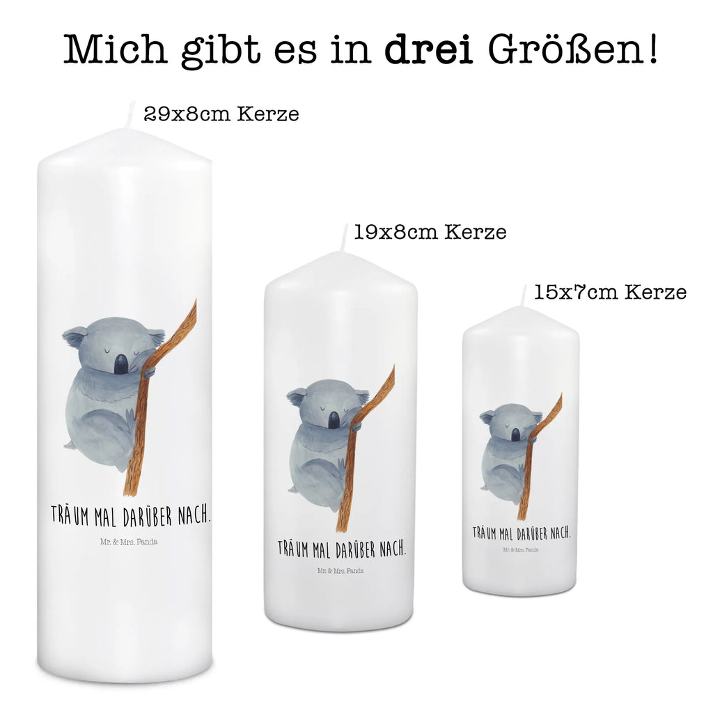 Kerze Koalabär Kerze, Taufkerze, Kommunionskerze, Geburtstagskerze, Geschenk Kerze, Taufgeschenk Kerze, Kerze mit Druck, Besondere Kerze, Geschenkidee Kerze, Kerze für Kommunion, Geburtstag Kerze, Kommunion Kerze, Tiermotive, Gute Laune, lustige Sprüche, Tiere, Koala, träumen, Traum, schlafen, Schlafzimmer, Traumland, Bär, Koalabär