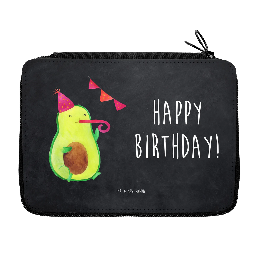 Federmappe Avocado Birthday Federmappe, Stiftetasche, Stifte Etui, Schule, Einschulung, Geschenk, Kind, Schüler, Schülerin, Stifterolle, Federmäppchen, Motiv, Grundschule, Federmäppchen bedruckt, Büro Stifte Etui, Bestückte Federmappe, Kinder Federmappe, Federmappe Einschulung, Avocado, Veggie, Vegan, Gesund