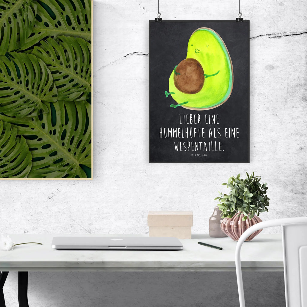 Poster Avocado Pfeifen Poster, Wandposter, Bild, Wanddeko, Küchenposter, Kinderposter, Wanddeko Bild, Raumdekoration, Wanddekoration, Handgemaltes Poster, Mr. & Mrs. Panda Poster, Designposter, Kunstdruck, Posterdruck, Avocado, Veggie, Vegan, Gesund, Diät, Abnehmen, Ernährung, dick sein