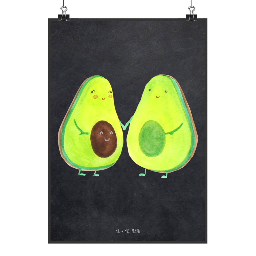 Poster Avocado Pärchen Poster, Wandposter, Bild, Wanddeko, Küchenposter, Kinderposter, Wanddeko Bild, Raumdekoration, Wanddekoration, Handgemaltes Poster, Mr. & Mrs. Panda Poster, Designposter, Kunstdruck, Posterdruck, Avocado, Veggie, Vegan, Gesund, Avocuddle, Liebe, Schwangerschaft, Familie, Babyshower, Babyparty, Hochzeit, Kinder, Avocados, Geburt