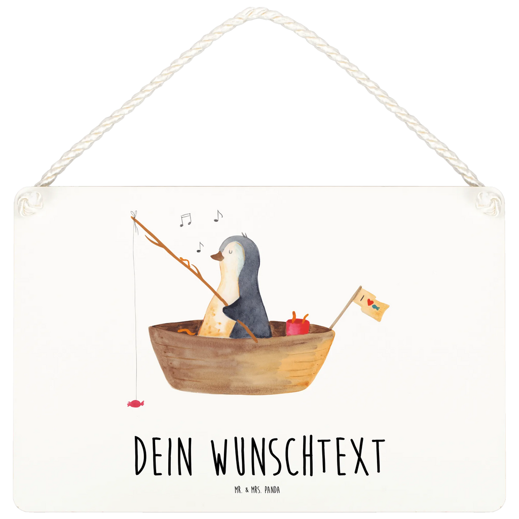 Personalisiertes Deko Schild Pinguin Angelboot Dekoschild, Deko Schild, Schild, Tür Schild, Türschild, Holzschild, Wandschild, Wanddeko, Pinguin, Pinguine, Angeln, Boot, Angelboot, Lebenslust, Leben, genießen, Motivation, Neustart, Neuanfang, Trennung, Scheidung, Geschenkidee Liebeskummer