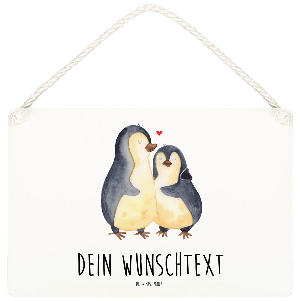 Personalisiertes Deko Schild Pinguin umarmend Dekoschild, Deko Schild, Schild, Tür Schild, Türschild, Holzschild, Wandschild, Wanddeko, Pinguin, Liebe, Liebespaar, Liebesbeweis, Liebesgeschenk, Verlobung, Jahrestag, Hochzeitstag, Hochzeit, Hochzeitsgeschenk