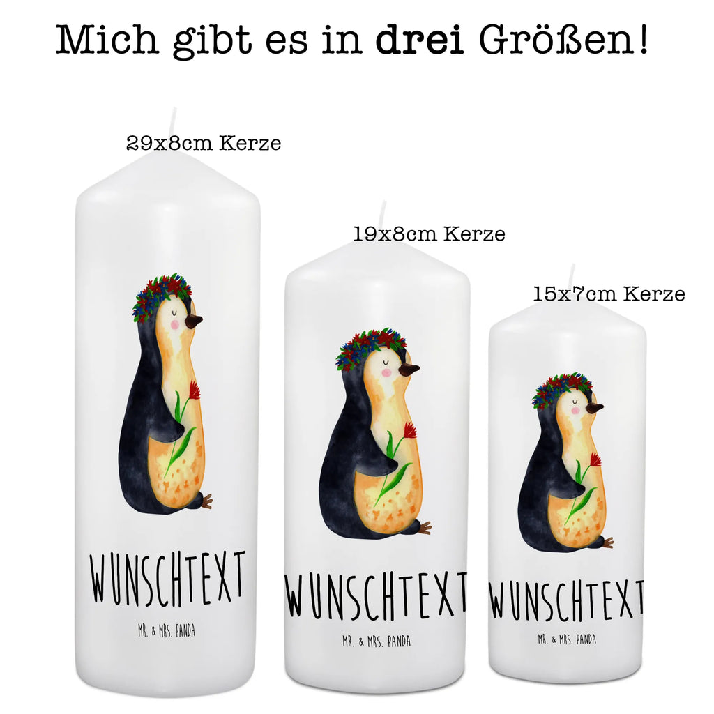 Personalisierte Kerze Pinguin Blumen Kerze, Taufkerze, Kommunionskerze, Geburtstagskerze, Geschenk Kerze, Taufgeschenk Kerze, Kerze mit Druck, Besondere Kerze, Geschenkidee Kerze, Kerze für Kommunion, kerze personalisiert, personalisierte kerze, personalisierte kerzen, Pinguin, Pinguine, Blumenkranz, Universum, Leben, Wünsche, Ziele, Lebensziele, Motivation, Lebenslust, Liebeskummer, Geschenkidee