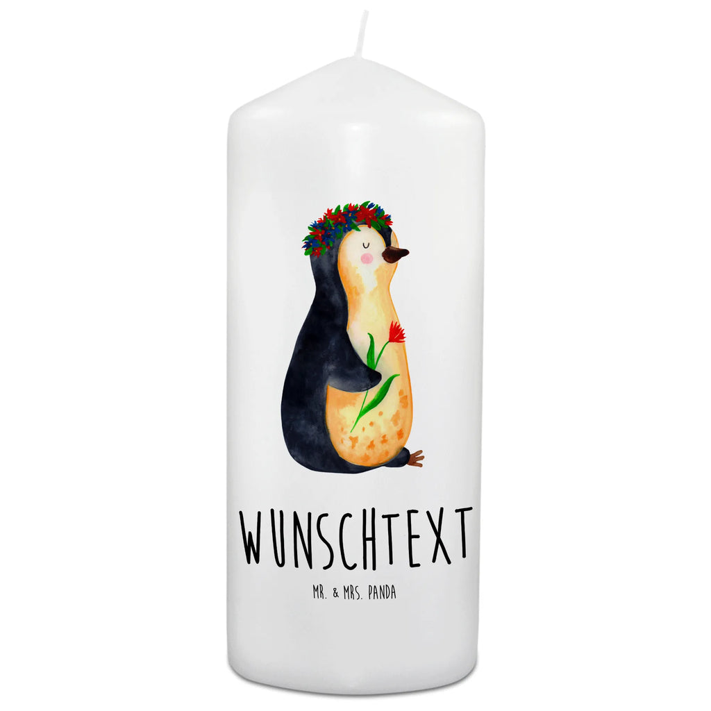 Personalisierte Kerze Pinguin Blumen Kerze, Taufkerze, Kommunionskerze, Geburtstagskerze, Geschenk Kerze, Taufgeschenk Kerze, Kerze mit Druck, Besondere Kerze, Geschenkidee Kerze, Kerze für Kommunion, kerze personalisiert, personalisierte kerze, personalisierte kerzen, Pinguin, Pinguine, Blumenkranz, Universum, Leben, Wünsche, Ziele, Lebensziele, Motivation, Lebenslust, Liebeskummer, Geschenkidee