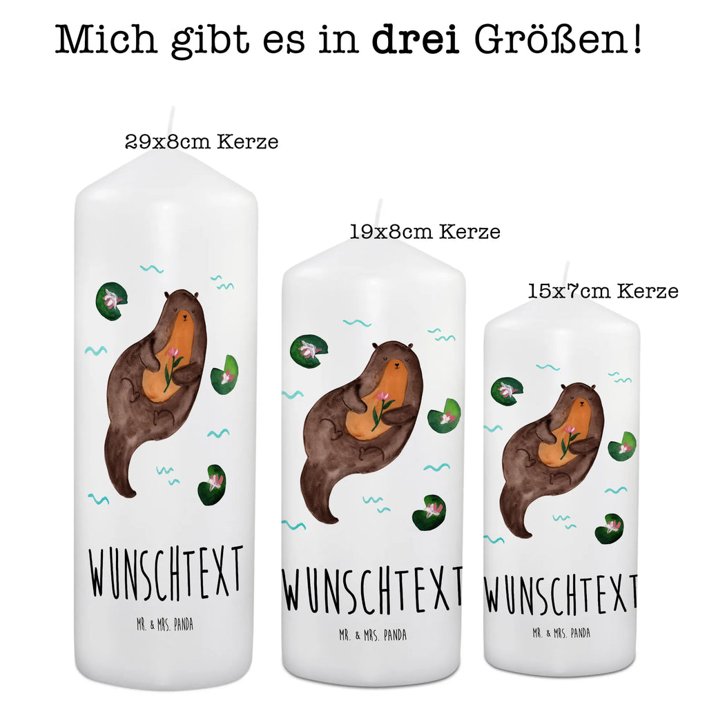 Personalisierte Kerze Otter Seerose Kerze, Taufkerze, Kommunionskerze, Geburtstagskerze, Geschenk Kerze, Taufgeschenk Kerze, Kerze mit Druck, Besondere Kerze, Geschenkidee Kerze, Kerze für Kommunion, kerze personalisiert, personalisierte kerze, personalisierte kerzen, Otter, Fischotter, Seeotter, Otter Seeotter See Otter