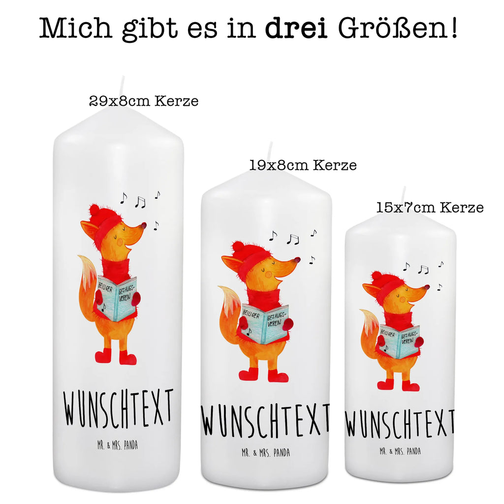 Personalisierte Kerze Fuchs Sänger Kerze, Taufkerze, Kommunionskerze, Geburtstagskerze, Geschenk Kerze, Taufgeschenk Kerze, Kerze mit Druck, Besondere Kerze, Geschenkidee Kerze, Kerze für Kommunion, kerze personalisiert, personalisierte kerze, personalisierte kerzen, Winter, Weihnachten, Weihnachtsdeko, Nikolaus, Advent, Heiligabend, Wintermotiv, Fuchs, Füchse, Sänger, Geschenk Sänger, Singen, Weihnachtslieder