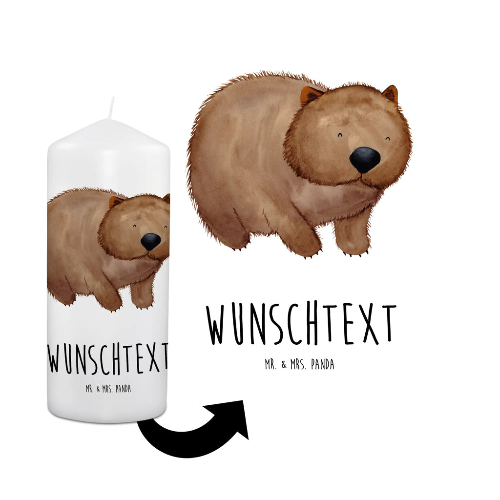 Personalisierte Kerze Wombat Kerze, Taufkerze, Kommunionskerze, Geburtstagskerze, Geschenk Kerze, Taufgeschenk Kerze, Kerze mit Druck, Besondere Kerze, Geschenkidee Kerze, Kerze für Kommunion, kerze personalisiert, personalisierte kerze, personalisierte kerzen, Tiermotive, Gute Laune, lustige Sprüche, Tiere, Wombat, Das Leben ist schön, Motivation, Spruch, Australien