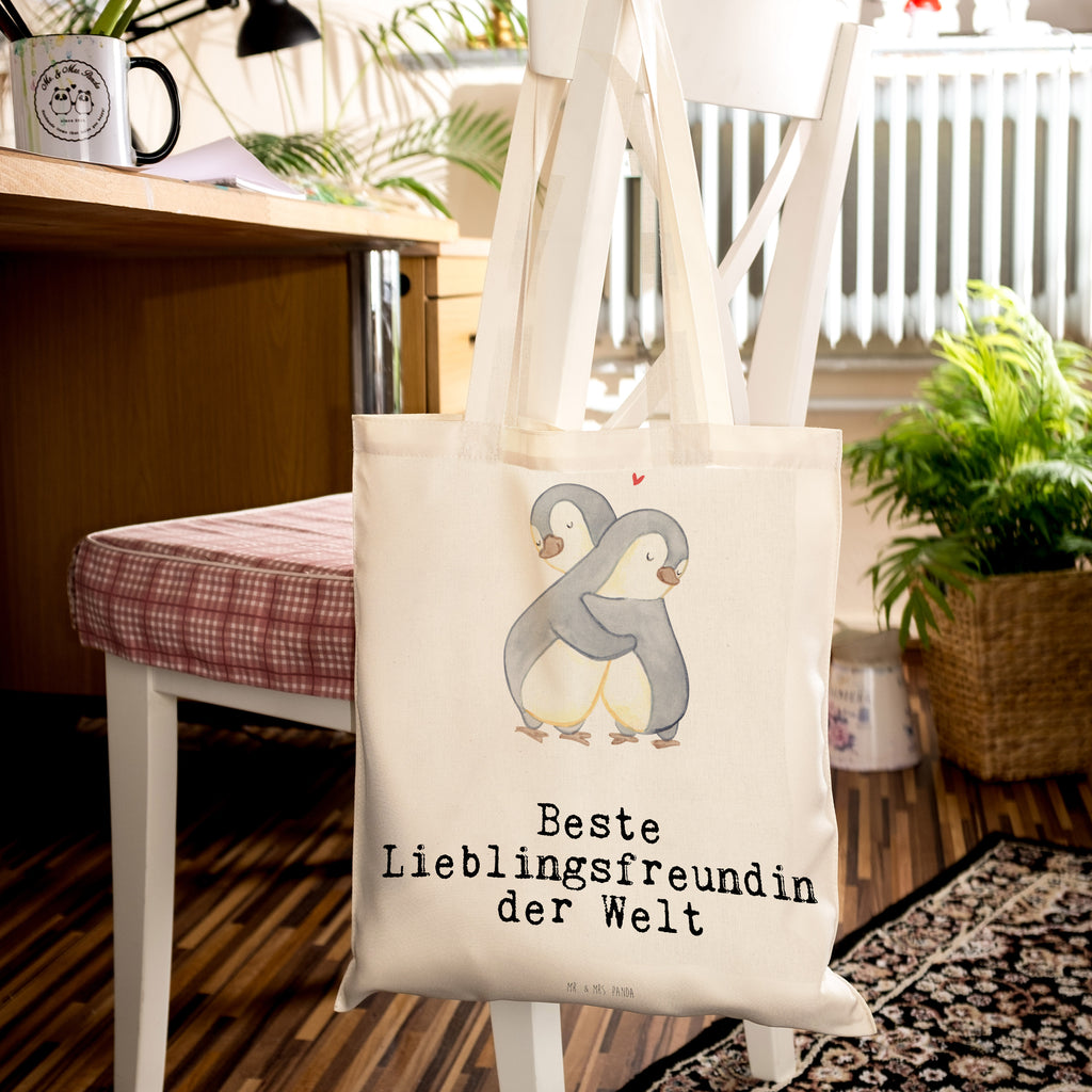 Tragetasche Pinguin Beste Lieblingsfreundin der Welt Beuteltasche, Beutel, Einkaufstasche, Jutebeutel, Stoffbeutel, Tasche, Shopper, Umhängetasche, Strandtasche, Schultertasche, Stofftasche, Tragetasche, Badetasche, Jutetasche, Einkaufstüte, Laptoptasche, für, Dankeschön, Geschenk, Schenken, Geburtstag, Geburtstagsgeschenk, Geschenkidee, Danke, Bedanken, Mitbringsel, Freude machen, Geschenktipp, Lieblingsfreundin, Freundin, Partnerin, Lieblingsmensch, Lieblings Mensch, Liebling, Partner, Bae, beste Freundin, Liebe, Herz, Love